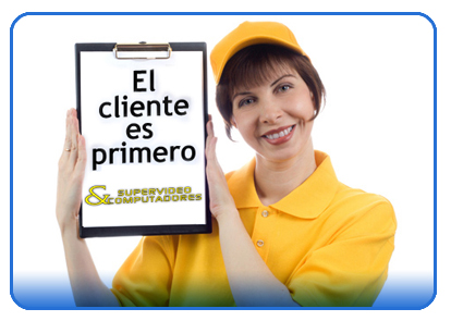 Servicio al Cliente Supervideo y computadores